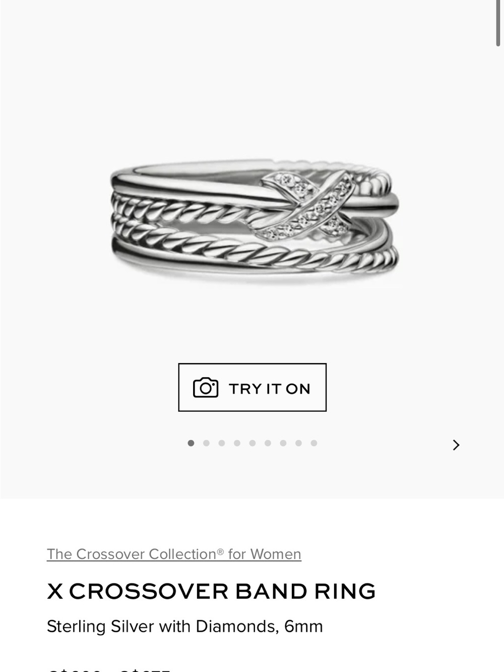 D&Y Sterling Silver Twisted Rope Band Ring - Silver Tone